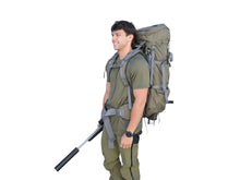 Load image into Gallery viewer, Manitoba Expedition Olive 75L+ Carbon Frame Pack
